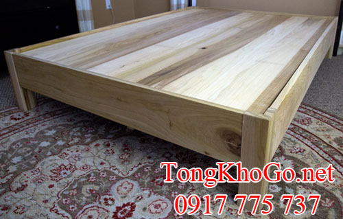 giường ngũ làm bằng gỗ bạch dương (gỗ poplar)
