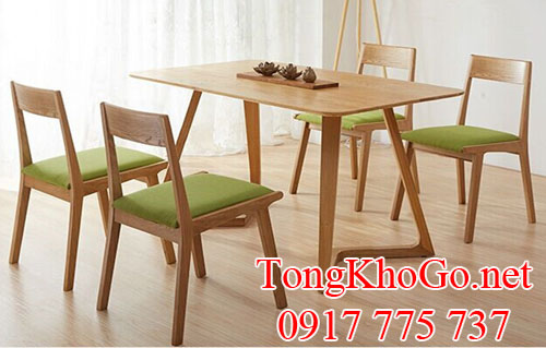 gỗ sồi trắng (gỗ oak white) làm nội thất bàn ghế