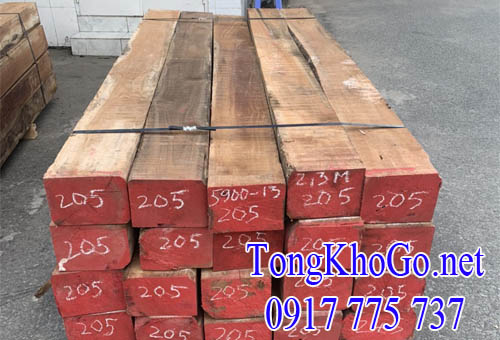 Gỗ Teak nhập khẩu dạng xẻ hộp