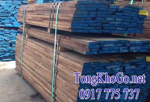 Gỗ Walnut xẻ sấy nhập khẩu