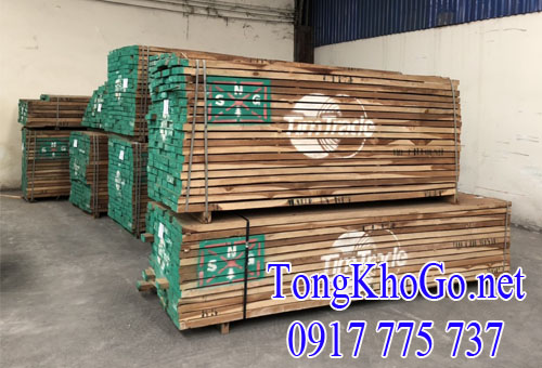 Gỗ Teak nguyên liệu xẻ thanh