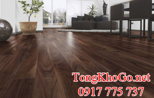 gỗ óc chó (gỗ walnut) Mỹ làm sàn nhà