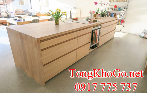 gỗ sồi trắng (gỗ white oak) làm bếp