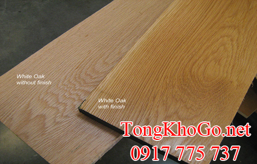 gỗ sồi trắng (gỗ white oak) khi hoàn thành