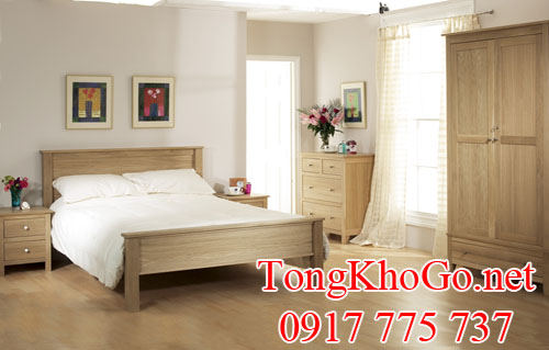 gỗ sồi trắng (white oak) làm nội thất trong phòng ngũ