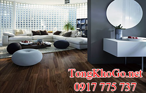 sàn nhà làm bằng gỗ óc chó (walnut) nhập khẩu